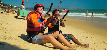 kiteboard lessons in vietnam