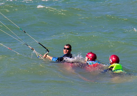 kiteboardin body drag