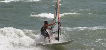 Advanced windsurfer