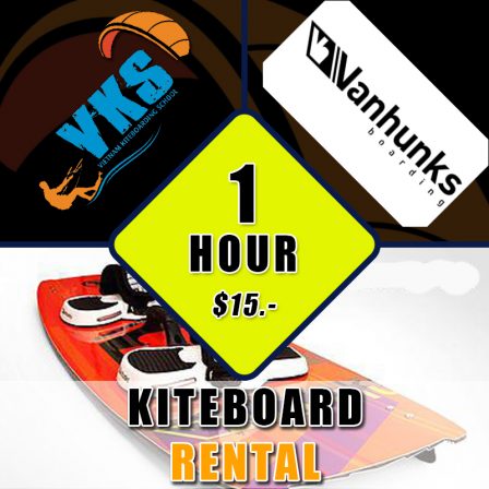 1 Hour Kiteboard Rental
