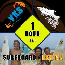 Rent a surfboard in Vietnam for 1 hour