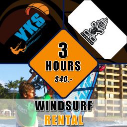 3 Hours Windsurf Rental